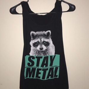“Stay Metal” Miss May I hooded tank